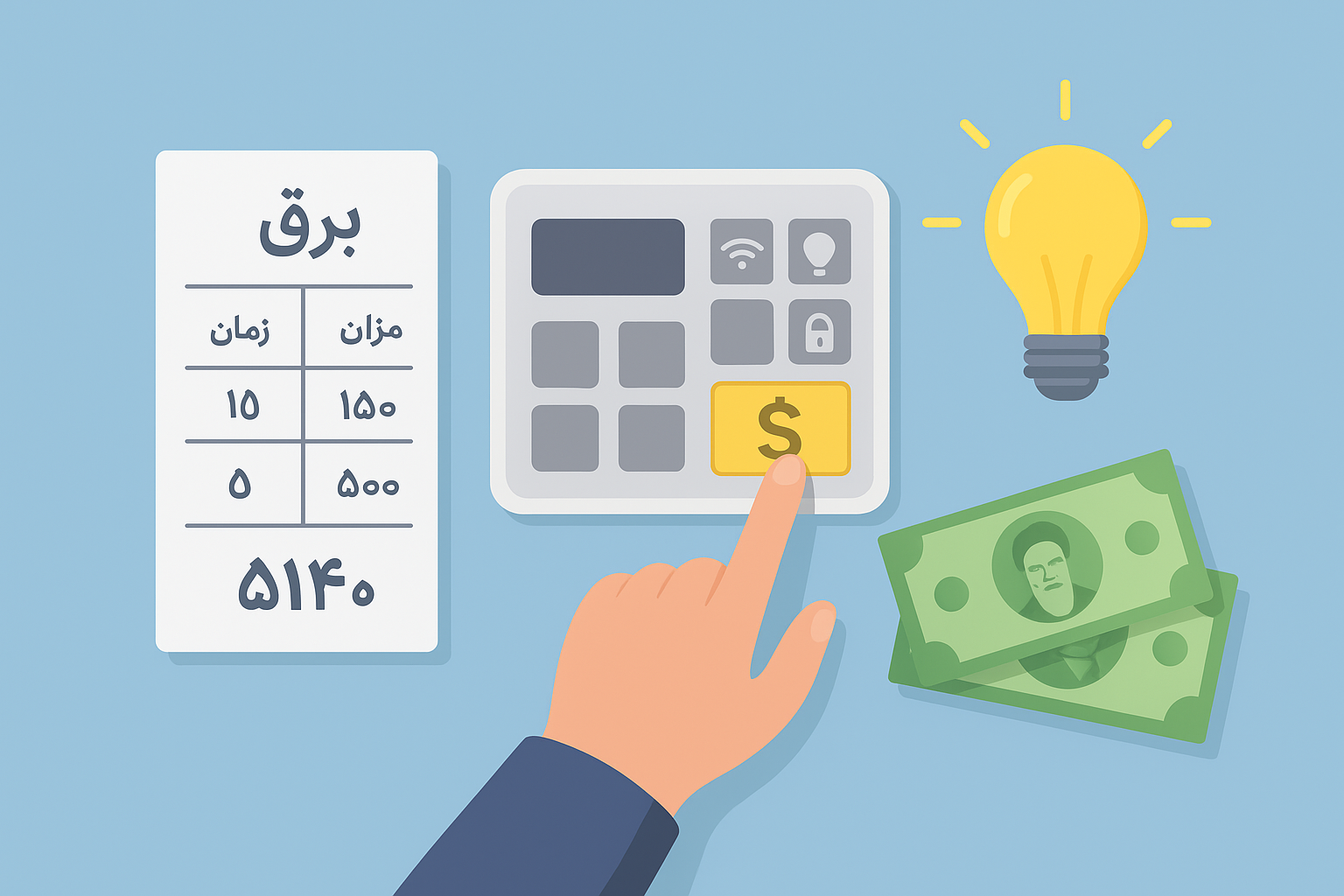 کاهش مصرف برق